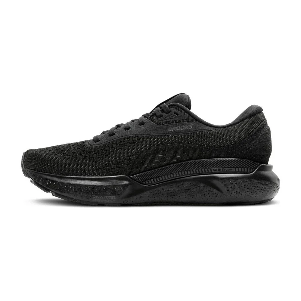 Brooks Women's Adrenaline GTS 24 Wide Black/Black/Ebony 120426-1D-020
